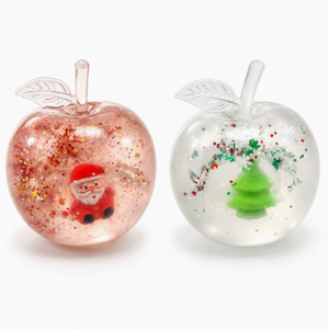 Globo de Nieve Navideño con Diseño de Santa Claus y Árbol, Juguete Antiestrés para Niños de 5 a 7 Años, Unisex, Adorno Decorativo de Vidrio - Product Image 3