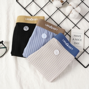 Boxer da uomo di grandi dimensioni <span class=keywords><strong>intimo</strong></span> da uomo alla moda Boxer Shorts traspiranti a righe a vita media sottili biancheria intima da uomo - Product Image 4