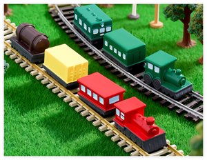Figurines <span class=keywords><strong>de</strong></span> Noël en résine peintes à la main, cadeau créatif personnalisé, modèles réduits <span class=keywords><strong>de</strong></span> trains <span class=keywords><strong>de</strong></span> dessin animé 3D réalistes, <span class=keywords><strong>collection</strong></span> <span class=keywords><strong>de</strong></span> voitures, jouets pour enfants - Product Image 5