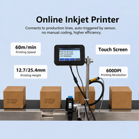 Machine d'impression TIJ électrique automatique haute vitesse Willita pour la marquage de dates et de codes QR sur lignes de production à montage fixe (sacs, films, pochettes)