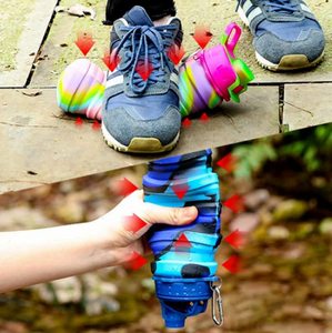 Nouvelle bouteille d'eau pliable en silicone, idéale pour les voyages et les activités de plein air - Product Image 3