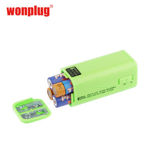 Wonplug 휴대용 전원 은행 USB 여행 충전기 <span class=keywords><strong>AA</strong></span> 배터리 5V 휴대 전화 충전기가있는 미니 비상 야외 모바일 충전기 - Product Image 6