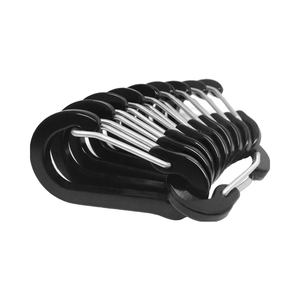 Leggero 5cm in alluminio Mini moschettone a forma di molla a forma di molla portachiavi in metallo per l'arrampicata pesca escursioni <span class=keywords><strong>avventure</strong></span> all'aria aperta - Product Image 6