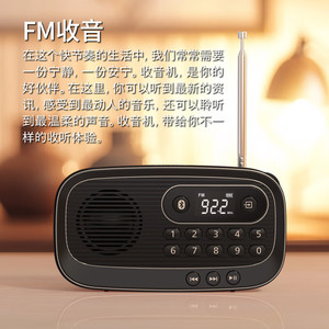 Altavoz Bluetooth Portátil <span class=keywords><strong>PHILIPS</strong></span> TAR1100 con Radio FM, Tarjeta TF y Sintonización Digital, Ideal para Uso en Exteriores por Personas Mayores, Noticias y Historias - Product Image 3