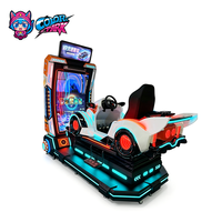 Simulateur de vol coloré pour parc d'attractions, équipement de jeu de réalité virtuelle, expérience de jeu VR 9D, machine de jeu VR, simulateur de course automobile VR