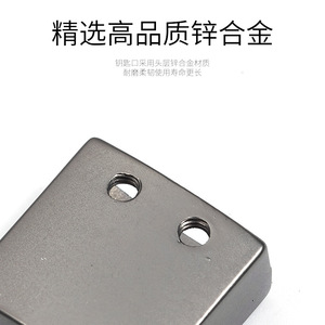 Zinc Alloy Keychain Single <b>Ring</b> Buckle Matte Gunmetal Office Use <b>Car</b> <b>Key</b> Accessory - Product Image 2