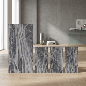 Azulejos de porcelana pulida Aqua High Gloss de 800x1600 mm para pisos y paredes, diseño de lujo con apariencia de mármol de 80x160 cm - Product Image 5