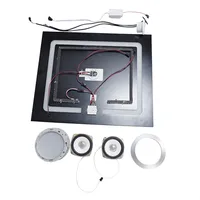 Panneau de charge audio d'interface USB LED tricolore Module de charge sans fil écran tactile panneau de Table de chevet de contrôle Intelligent