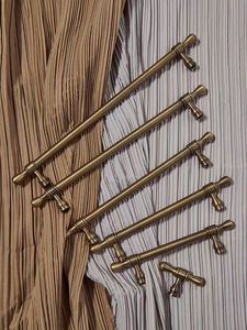 Oferta Imperdível: Puxadores de Armário em Latão Antigo Sólido, Maçanetas de Porta de Guarda-Roupa em Bronze, Puxadores de Gaveta para Móveis - Product Image 6