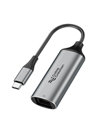 CableCreation Nuevo Adaptador USB-C a Ethernet de 5 Gbps [RTL8157] con Protección OTP de Aleación de Aluminio para MacBook Thunderbolt 5/4/3