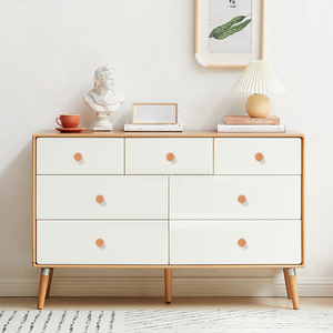 Đơn giản rắn gỗ cửa tủ kéo gỗ màu Closet xử lý gỗ Tủ cửa ngăn kéo lỗ duy nhất Vòng cửa tủ xử lý - Product Image 6