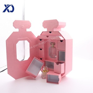 Hot Luxury Perfume-shape 12 Days Advent Calendar <strong>Box</strong> <strong>Christmas</strong> Fragrance Cosmetic Advent Calendar <strong>Gift</strong> <strong>Box</strong> with Window - Product Image 5