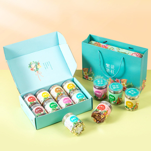 Confezione regalo di fiori e <span class=keywords><strong>tisane</strong></span> raccoglie <span class=keywords><strong>regali</strong></span> di Capodanno fiori secchi di <span class=keywords><strong>natale</strong></span> boccioli di rosa di gelsomino Roselle - Product Image 1