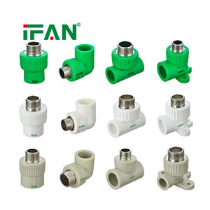 Raccords de tuyauterie haute pression IFAN 1/2" - 4" Connecteur fileté à souder Matériaux de plomberie <span class=keywords><strong>Raccord</strong></span> en plastique laiton PPR - Product Image 5