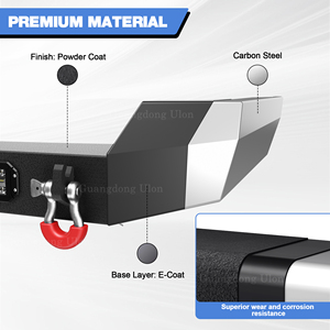Parachoques Trasero OEM a Precio de Fábrica para Jeep Grand Cherokee WJ de Segunda Generación 1999-2004, Parachoques Todoterreno con Luz LED de 18W, Anillo <span class=keywords><strong>en</strong></span> D y Escalón - Product Image 3