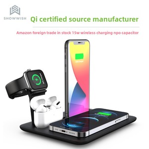 <span class=keywords><strong>Cargador</strong></span> Inalámbrico 4 en 1 para Teléfono Móvil, Estación de Carga Magnética de Carga Rápida de 15 W para Múltiples Dispositivos <span class=keywords><strong>Apple</strong></span> - Product Image 5