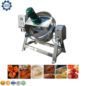 หม้อต้มไฟฟ้า/แก๊ส SUS304 ขนาด 100 ลิตร 200 ลิตร 300 ลิตร 500 ลิตร พร้อมกวนในตัว - Product Image 6