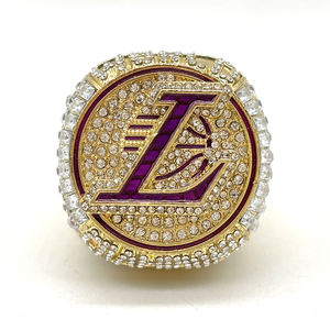 خاتم بطولة ليكرز لكرة السلة لعام 2020 بتصميم مخصص للفرق الرياضية، مجوهرات رجالية للأبطال، خاتم ليبرون جيمس - Product Image 4