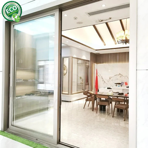 Puertas y ventanas australianas de doble acristalamiento, puertas apilables comerciales para exteriores, puertas corredizas panorámicas de aluminio para patio. - Product Image 1