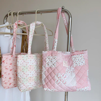 Sac fourre-tout réutilisable d'épicerie de mariage Sac à bandoulière en coton personnalisé pour étudiants Sac fourre-tout pour femme douce