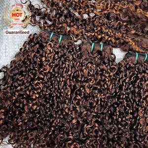 وصلة شعر فيتنامي خام مجعد لون بيانو SDD - Product Image 3