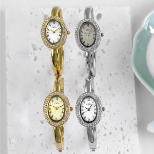 Reloj de Pulsera Ovalado de Lujo, Analógico, con Diamantes, de Alta Gama, para Mujer, de Cuarzo - Product Image 5