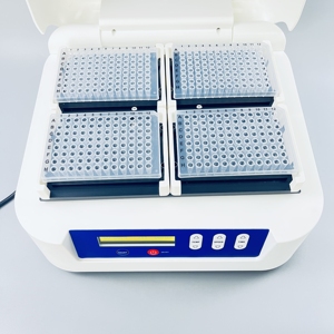 Cincan TSH-P4 1500rpm laboratorio micropiastra incubatore di riscaldamento Shaker incubatore per 4 pz micropiastre - Product Image 5