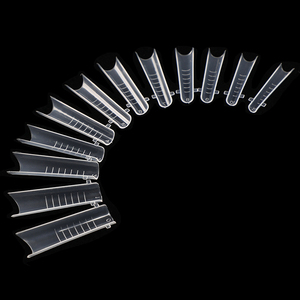 120 Uds. Moldes Duales Franceses para Uñas, Guías de Media Cobertura, Molde de Extensión Rápida de Gel, Puntas de Uñas Postizas - Product Image 4