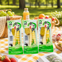 Pointes de bambou marinées épicées croustillantes et tendres 428g – Apéritif acidulé prêt à consommer – Snack végétal
