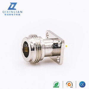 N loại nữ bảng điều khiển gắn kết nối 4 lỗ mặt bích không thấm nước ngoài trời kết nối đồng trục - Product Image 6