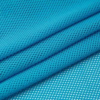 Tissu en maille diamant 100 % polyester à faible élasticité, doublure pour vêtements de sport, tricot warp respirant, séchage rapide, léger, pour vêtements de filles