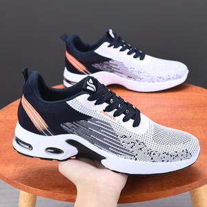 Sneakers da Uomo Traspiranti con Ammortizzazione e Suola in PVC, Tomaia in Tessuto per il Tempo Libero Primaverile - Product Image 1