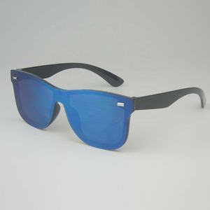 نظارات شمسية من قطعة واحدة بعدسات مخصصة من Feirong ذات مرآة ملونة بشعار مخصص للنساء والرجال نظارات شمسية عصرية للبيع بالجملة Oculos De Sol - Product Image 3