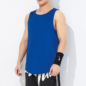เสื้อกล้ามผู้ชายสไตล์ใหม่ล่าสุดปี 2025 ผ้าโพลีเอสเตอร์/คอตตอนถัก สวมใส่สบาย ระบายอากาศได้ดี แห้งเร็ว รับผลิตแบบ OEM - Product Image 4