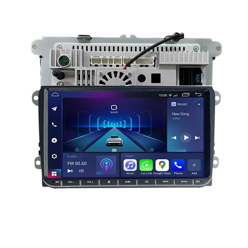 Linknow 4G LTE ST7708 FM AM RDS 6 128G Android radio de coche para VW Universal Polo Golf Eos Tiguan Touran Passat Scirocco 2006-2015