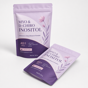 Poudre d'équilibre hormonal quotidien pour femmes en gros 40:1 Myo D-Chiro Inositol avec Folate Zinc – Fournisseur OEM ODM - Product Image 1