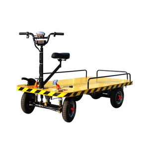 Heavy Duty Cargo 1000kg 1500kg Platform Hand <b>Trolley</b> <b>Flat</b> Cart - Product Image 3