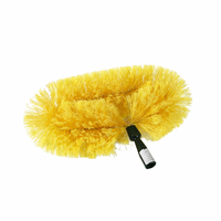 Brosse à poussière pour nettoyer les toiles d'araignées, manche en plastique, flexible et portable, utilisation au plafond