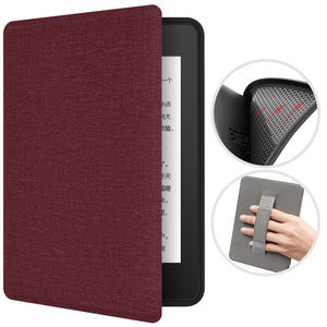 Funda de tela para <span class=keywords><strong>Kindle</strong></span> 2024 Ultra Thin Auto Sleep Wake EReader Funda protectora con correa de mano para <span class=keywords><strong>Kindle</strong></span> Paperwhite 543 - Product Image 1