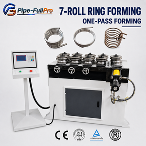 CNC Automatic 7-Roll Ring Forming Machine High Precision Pipe Bending and Rolling Machine for <b>Metal</b> Rings - Product Image 1