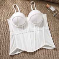Camisole Bustier Corset en Maille Respirante avec Baleines, Effet Amincissant et Sculptant pour Usage Quotidien et Soirées