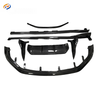 Kit de Carrocería de Fibra de Carbono Compatible con RC200T/RC300H/RC350 2019-2021, con Alerón Delantero Estilo ART, Faldones Laterales, Difusor Trasero y Alerón