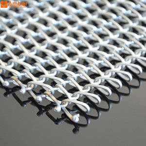 <span class=keywords><strong>Malla</strong></span> Metálica Decorativa de Diseño Personalizado a Precio Económico, Cortina de <span class=keywords><strong>Malla</strong></span> Tejida en Espiral, <span class=keywords><strong>Malla</strong></span> Metálica en Espiral - Product Image 5