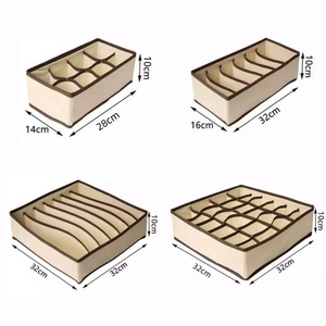 Bán Buôn Đồ Lót Ngăn Kéo Tổ Chức Đồ Lót Và Vớ Áo Ngực Hộp Lưu Trữ Phòng Tắm Quần Áo Tổ Chức Chia - Product Image 2