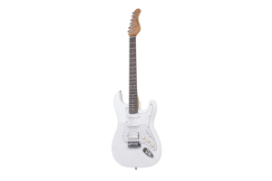 Chitarra Elettrica Modello Sz 550 con Corpo in Pioppo Bianco, Manico in Acero, Tastiera in Palissandro Indiano, Pickup S-S-H, Verniciata, 39 Pollici, Produzione di Fabbrica - Product Image 2