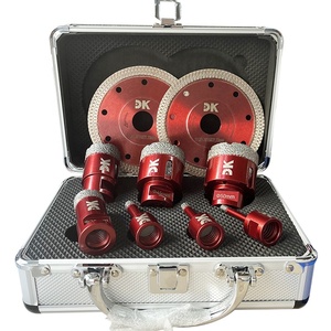 Chuyên nghiệp chất lượng Châu Âu chân không brazed kim cương crowns lỗ Saw lõi Khoan Bits thiết lập cho Glass gạch ceramic đá cẩm thạch - Product Image 3