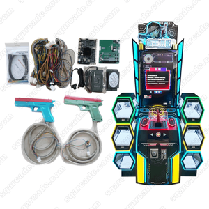 Máquina de juego de simulador de Arcade que funciona con monedas <span class=keywords><strong>King</strong></span> Guns con arma Kits de tablero de tiro de pistola láser Juego de disparos de alta demanda - Product Image 1