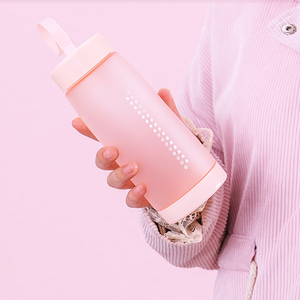 <span class=keywords><strong>500</strong></span> Ml Brede Mond Unbreakable Frosted Bpa-vrij <span class=keywords><strong>Plastic</strong></span> Waterfles - Product Image 2
