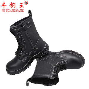 Botas de Trabajo con Punta de Acero para Hombre, Anti-Impactos, Resistentes a Pinchazos, Forradas de Felpa, Cálidas, de Cuero Vacuno, Calzado de Seguridad para la Construcción - Product Image 5
