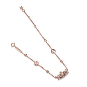 Venta directa Pulseras de plata 925 chapadas en oro de alta calidad Cristal austriaco Venta directa de fabricantes de moda - Product Image 3